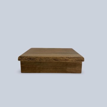 Image for Wooden Box | Marri with Natural Edge 120