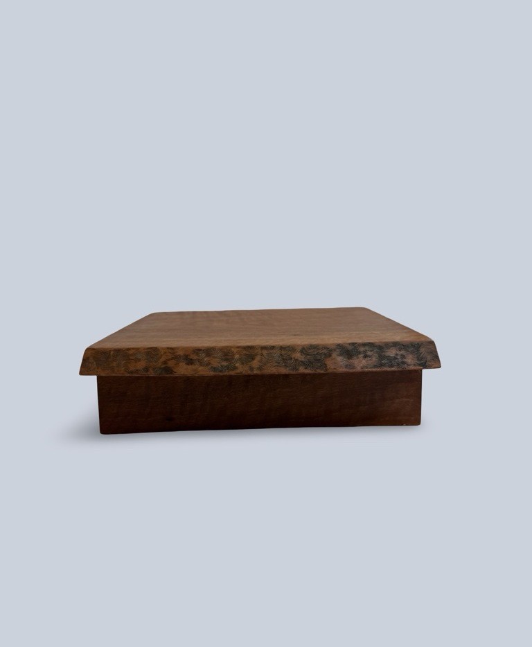 Image of Wooden Box | Rose Gum with Natural Edge 149