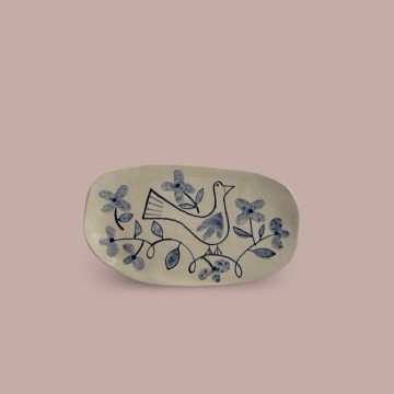 Image for Anthea Carboni Platter | Bird + Flowers