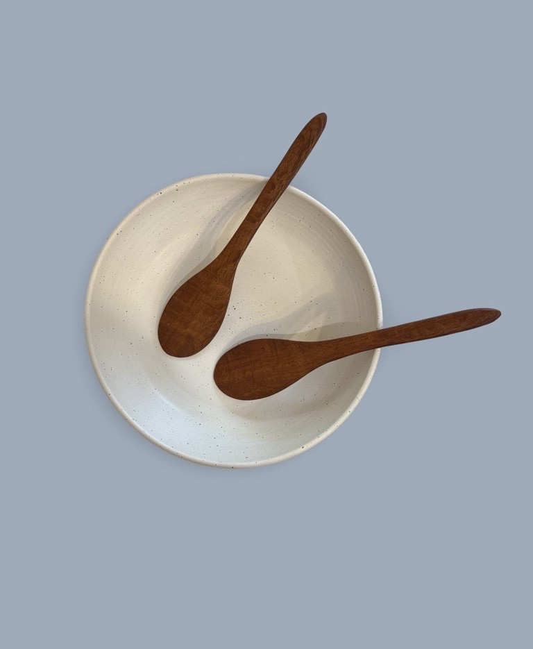 Image of Salad Servers Sheoak | Tony Docherty