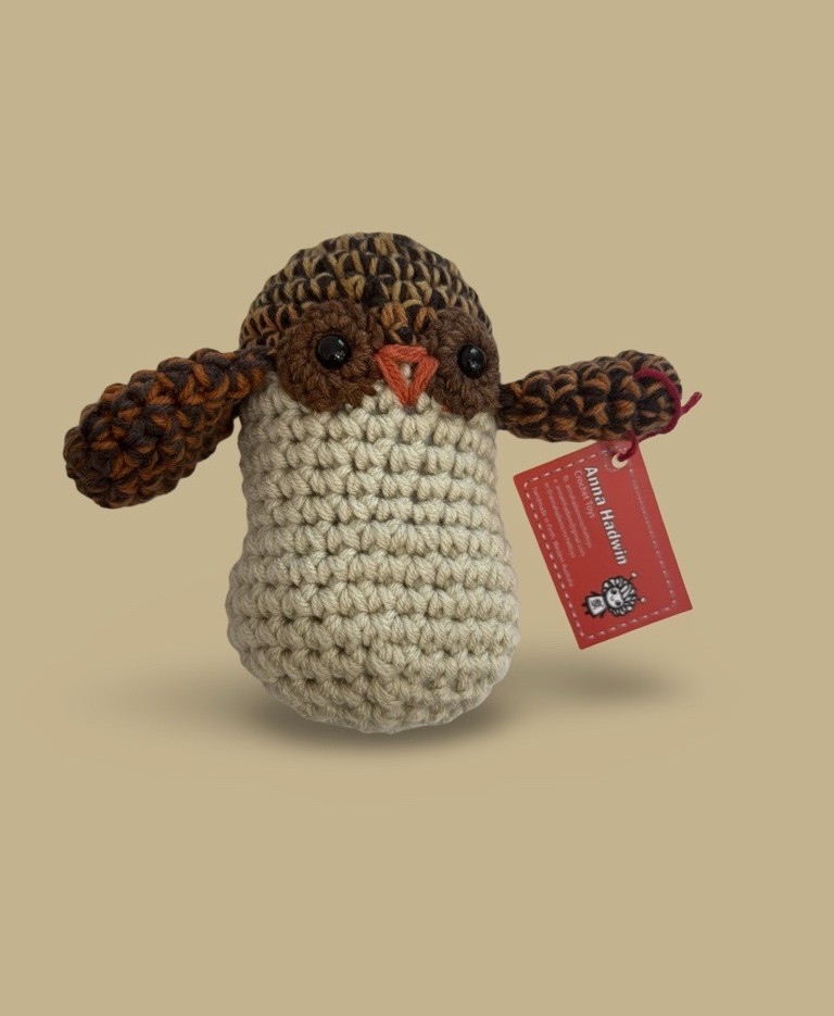 Image of Crochet Small Owl III (HAA)