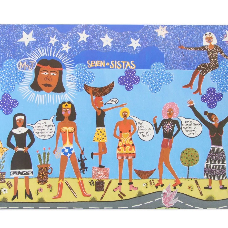 Image of TDD Teatowel | Seven Sistas x Kaylene Whiskey