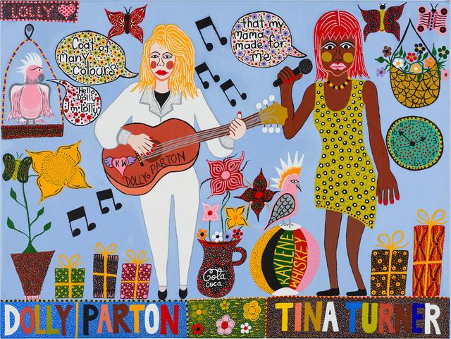 Image of TDD Teatowel | Dolly Parton & Tina Turner x Kaylene Whiskey