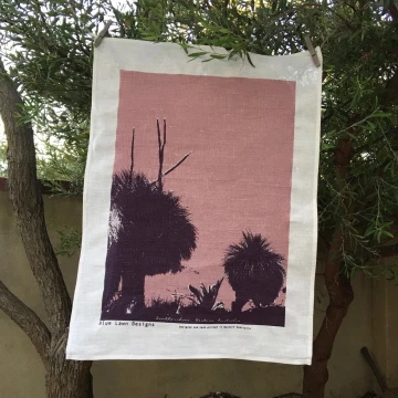 Image for Linen Tea Towel | Grass Tree (BLD)