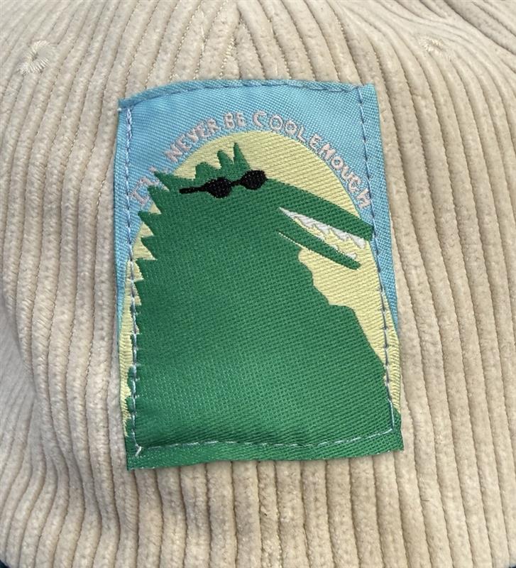 Image of Delimates hat | I'll never be cool enough - Blue Corduroy