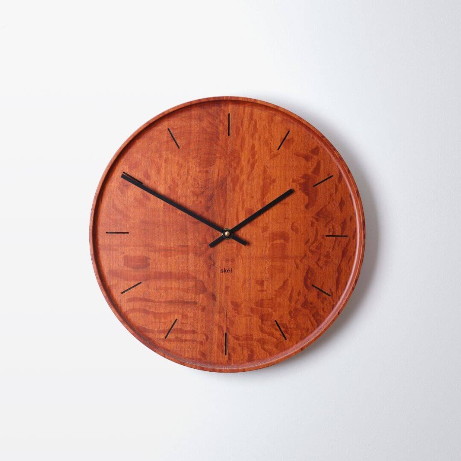 Image of Skel Design Clock | Sheoak