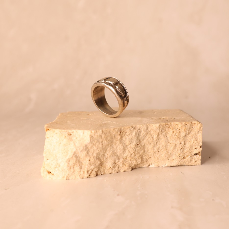Image of Ring | Sterling Silver, Flat Textured (TM1)