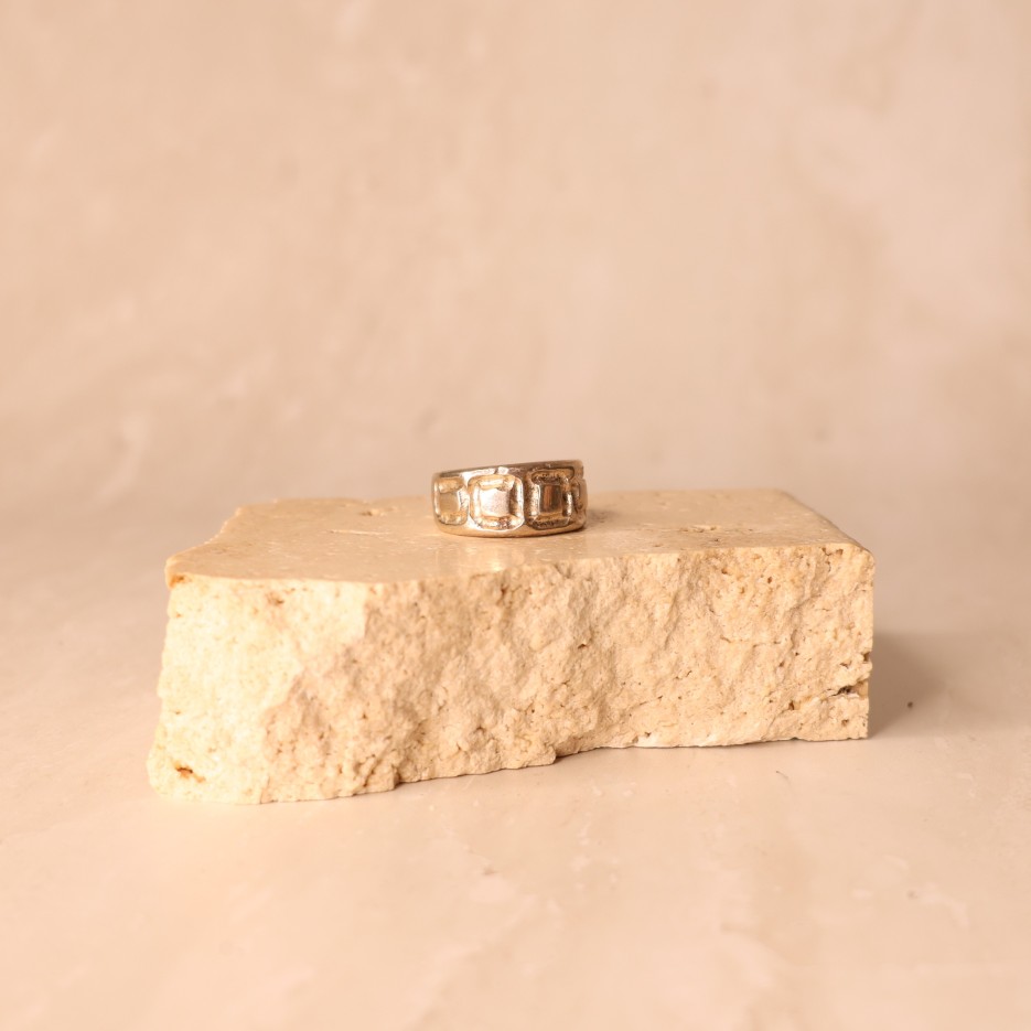 Image of Ring | Sterling Silver, Flat Textured (TM4)
