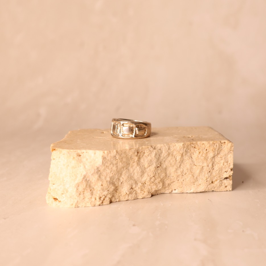 Image of Ring | Sterling Silver, Flat Textured (TM4)