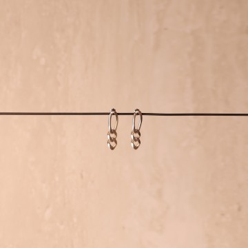 Image for Earrings | Figaro 3 Link