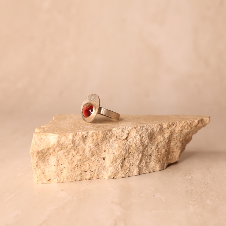 Image of Ring | Sterling Silver + Andesine