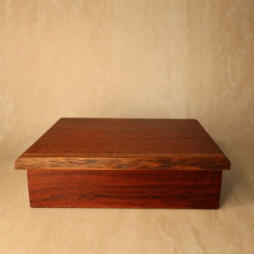 Image for Wooden Box | Jarrah w Natural Edge 159