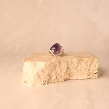 Image for Ring | Sterling Silver & Amethyst