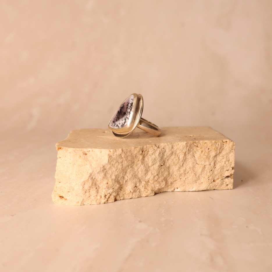 Image of Ring | Sterling Silver & Dendritic Agate