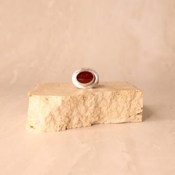 Image for Ring | Sterling Silver & Hessonite Garnet