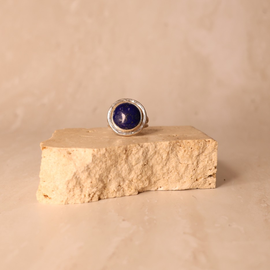 Image of Ring | Sterling Silver & Lapis Lazuli