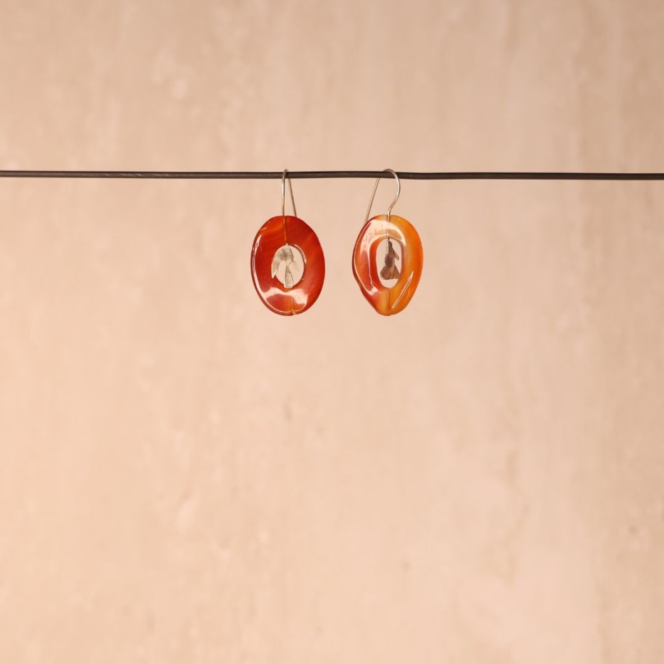 Image of Earrings | Agate + Silver