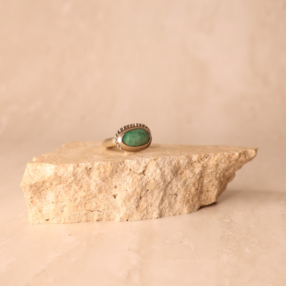 Image of Ring | Sterling Silver + Emerald