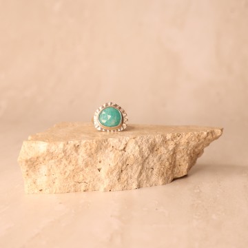 Image for Ring | Sterling Silver + Amazonite