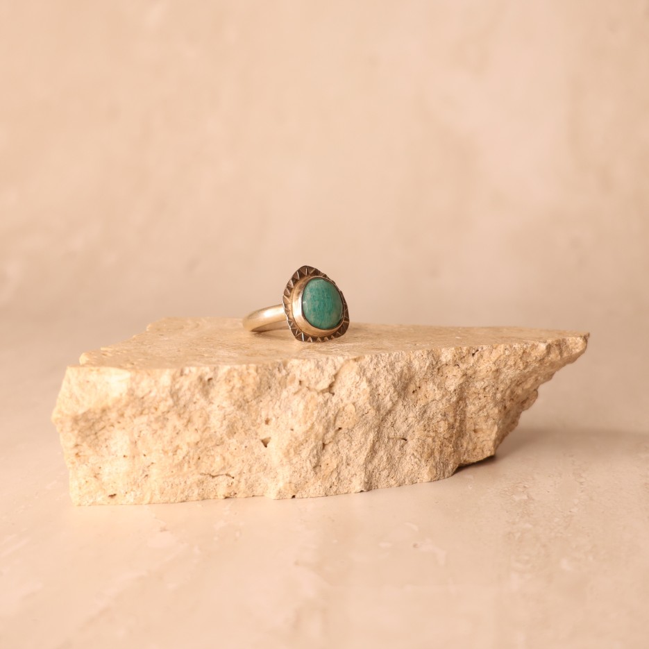 Image of Ring | Sterling Silver + Amazonite