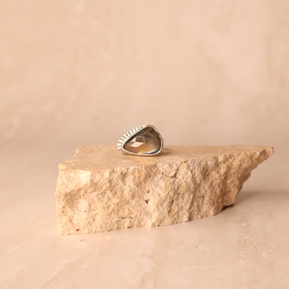 Image of Ring | Sterling Silver + Laboradite