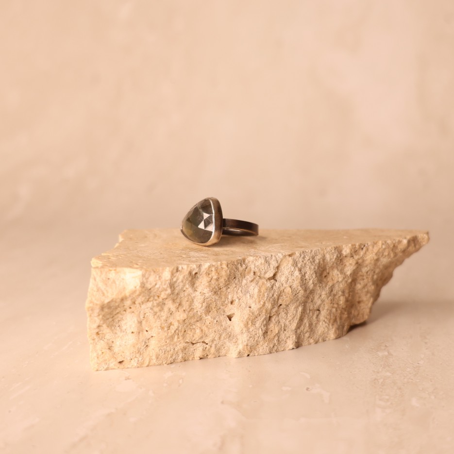 Image of Ring | Sterling Silver + Laboradite