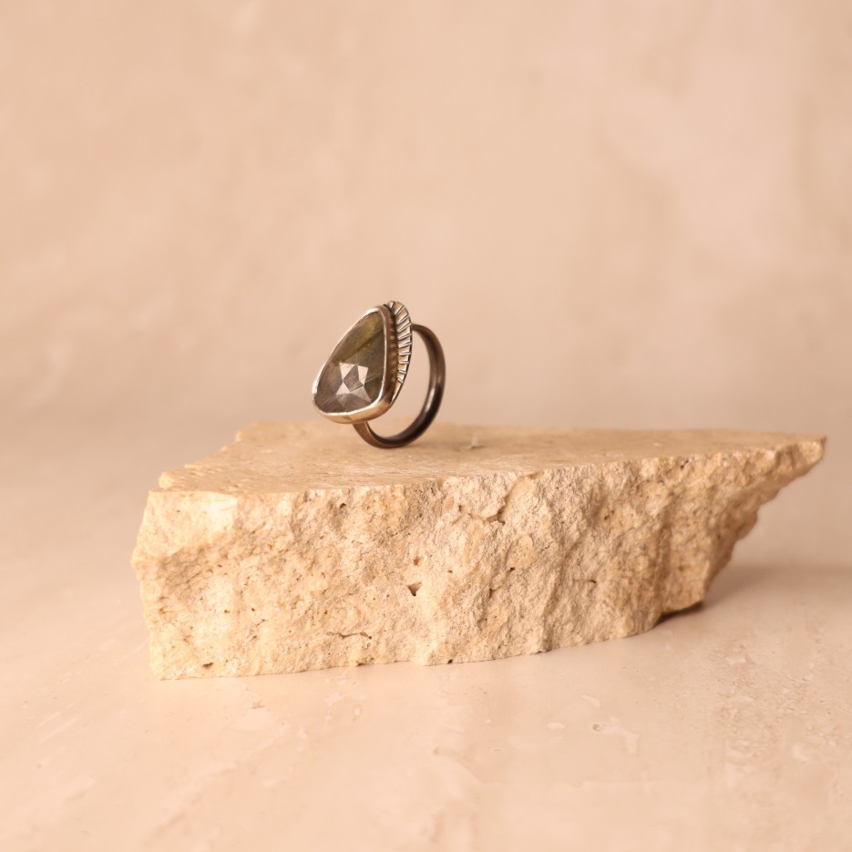 Image of Ring | Sterling Silver + Laboradite