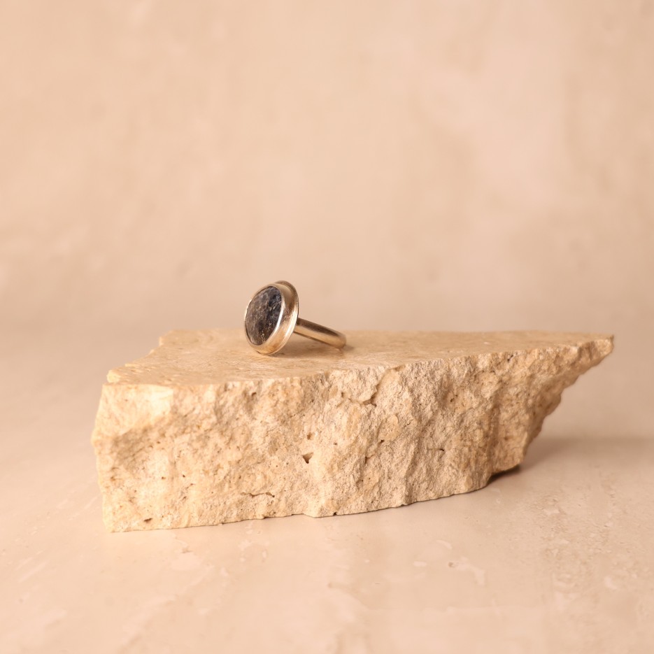 Image of Ring | Sterling Silver + Grey Quartz