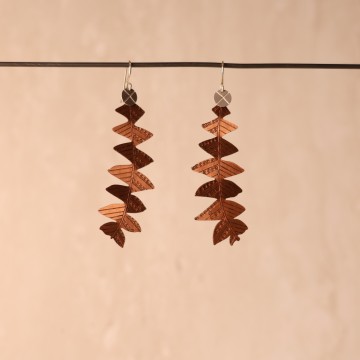 Image for Earrings | Banksia Grandis, Copper + Stainless Steel
