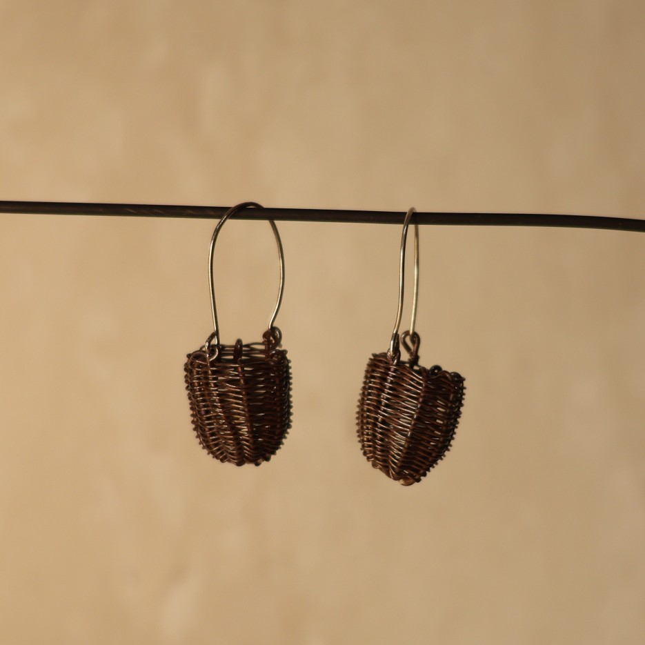 Image of Handwoven Dillybag Earrings | Evangeline Wilson (113-26)