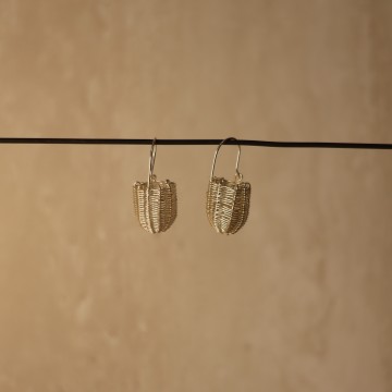 Image for Handwoven Dillybag Earrings | Evangeline Wilson (115-26)