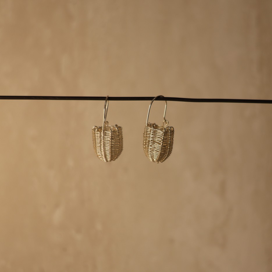 Image of Handwoven Dillybag Earrings | Evangeline Wilson (115-26)
