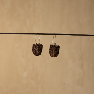 Image for Handwoven Dillybag Earrings | Evangeline Wilson (121-26)