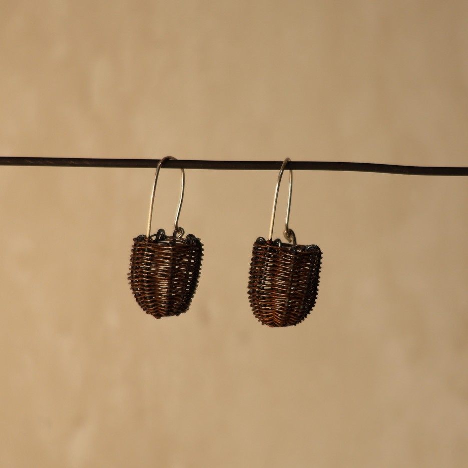 Image of Handwoven Dillybag Earrings | Evangeline Wilson (121-26)