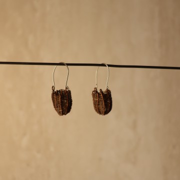 Image for Handwoven Dillybag Earrings | Sherri-Anne Campion Wamuntjan (58-26)
