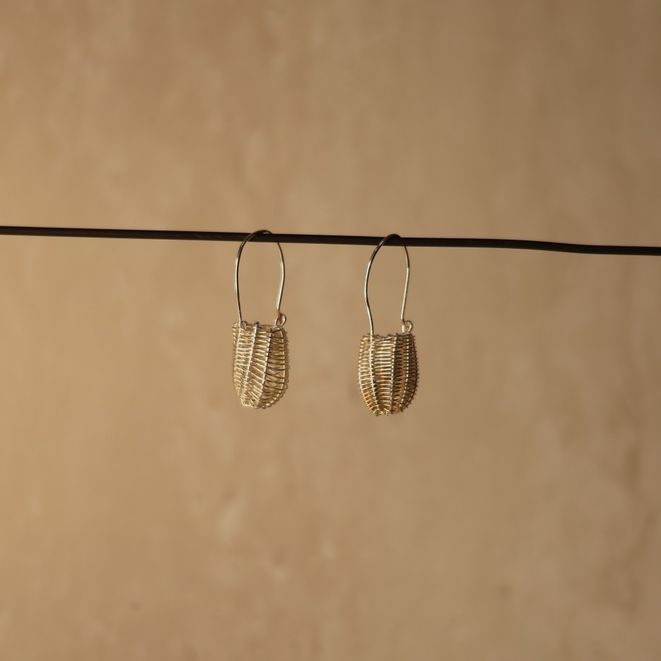 Image of Handwoven Dillybag Earrings |   Evangeline Wilson (63-26)