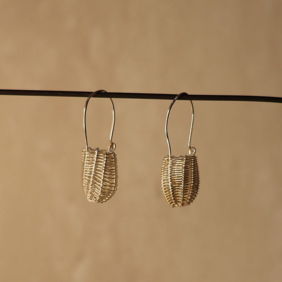 Image of Handwoven Dillybag Earrings |   Evangeline Wilson (63-26)