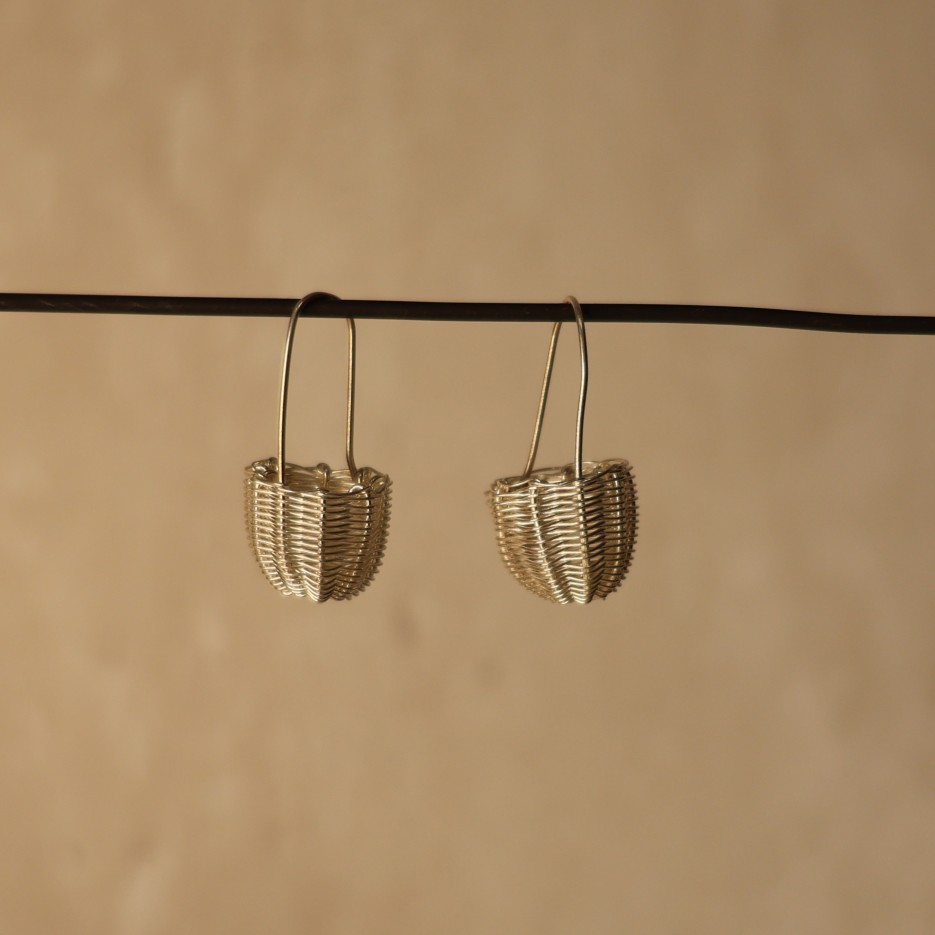 Image of Handwoven Dillybag Earrings |  Djubugitj Lewis Grace (745-25)