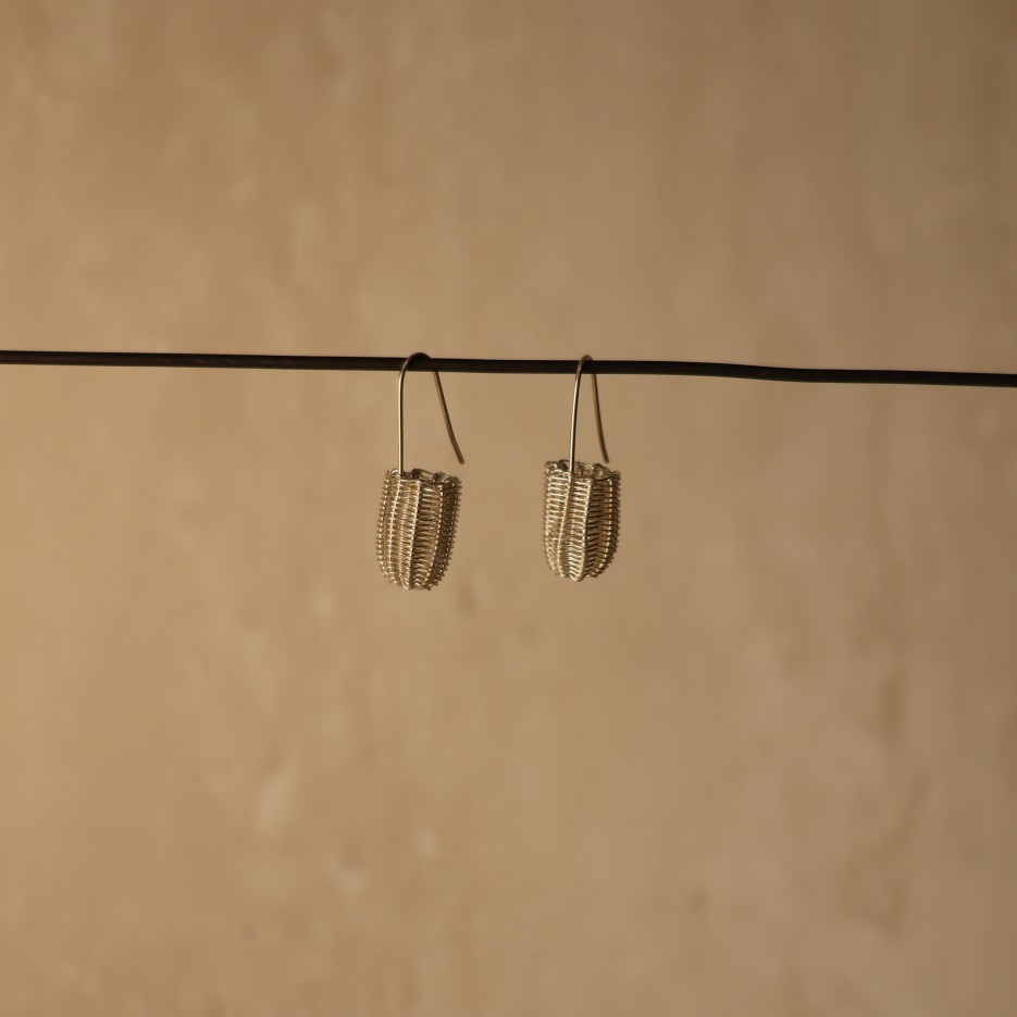 Image of Handwoven Dillybag Earrings | Djubugitj Lewis Grace (747-25)