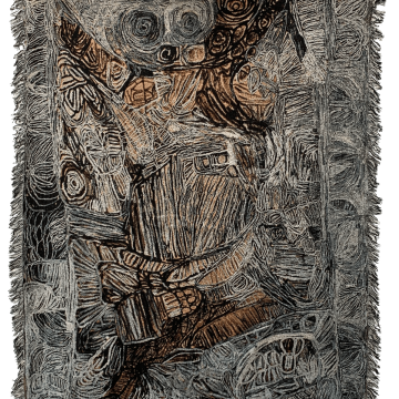 Image for Flash Minky Blanket | Martuwarra by Sonia Kurarra