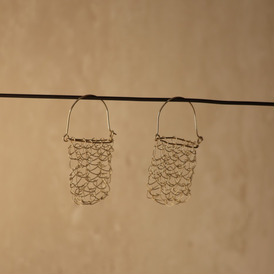 Image of Handwoven Dillybag Earrings |   Julie Ashley (208-25)