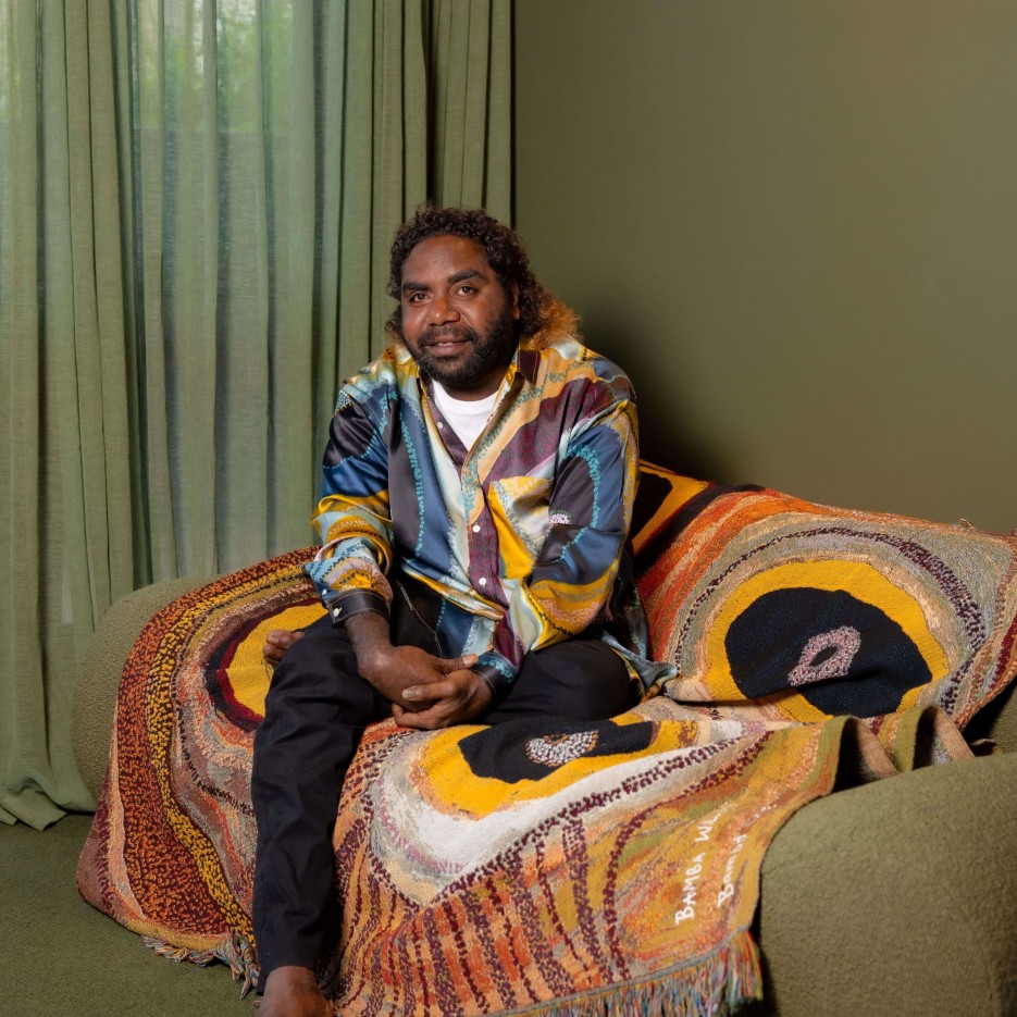 Image of Flash Minky Tapestry | KAALPA by Corban Claure Williams