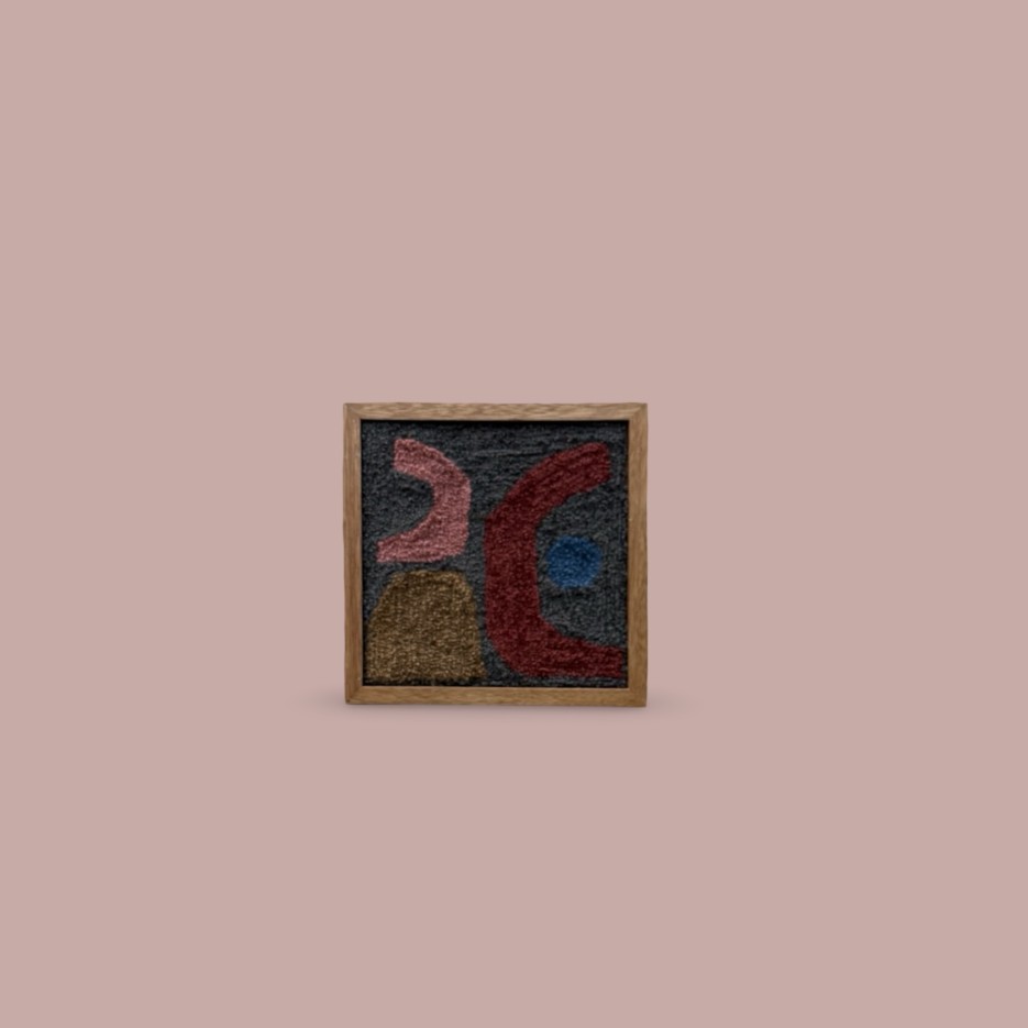 Image of Tufted Framed Work | Moons - Sisa Studio