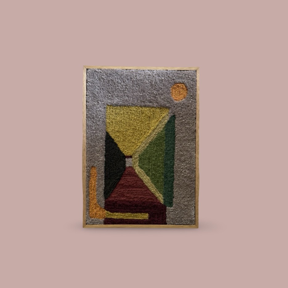 Image of Tufted Framed Work | Marigold Corridor - Sisa Studio