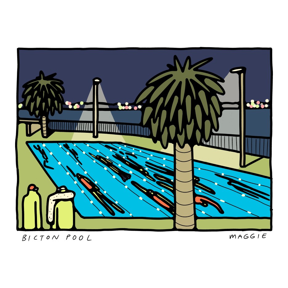 Image of Print | Bicton Pool (WM)