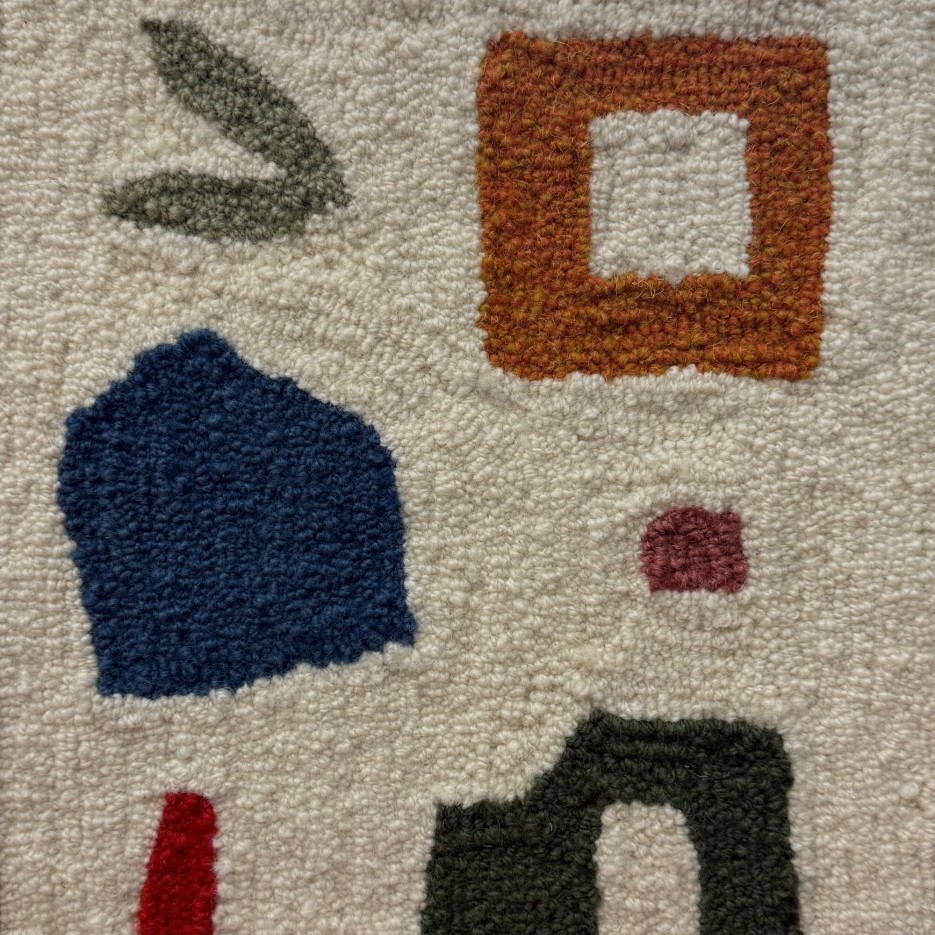 Image of Tufted Framed Work | Small Shapes - Sisa Studio