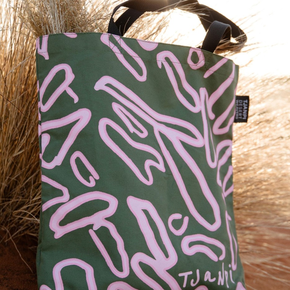 Image of Tjanpi Tote Bag | Olive