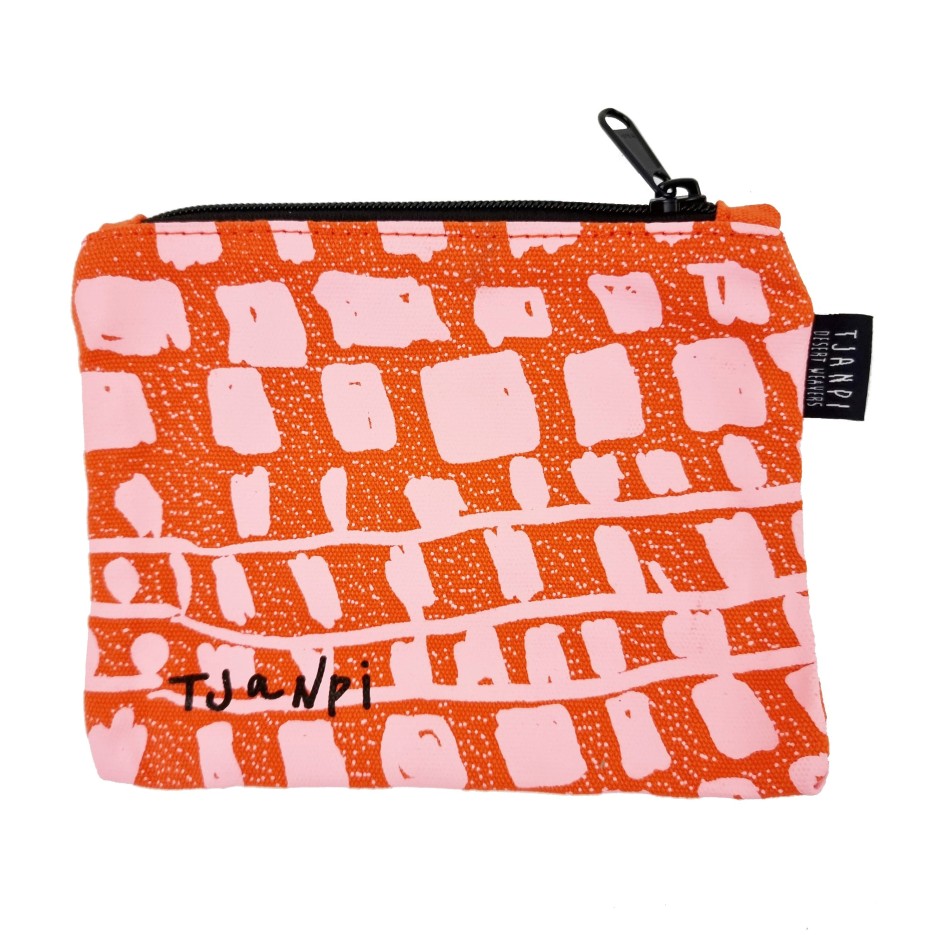 Image of Tjanpi Zip Pouch | Flame Red