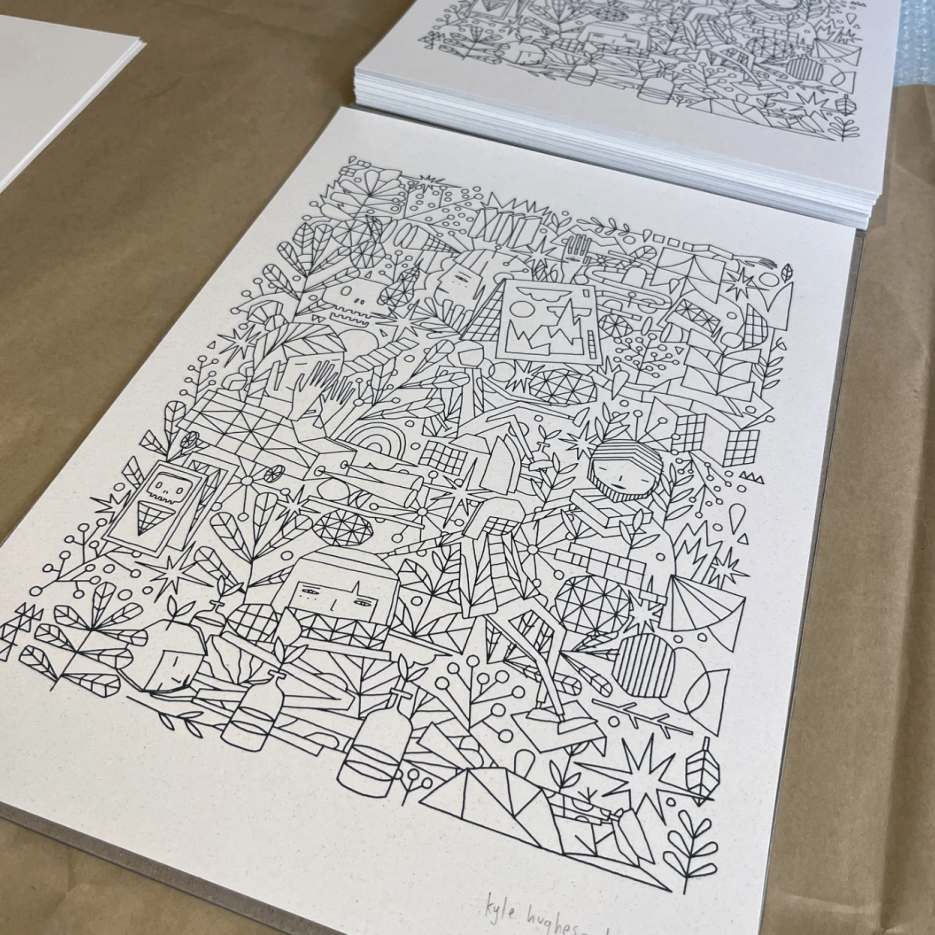 Image of I Feel Calm | Limited Edition Screen Print