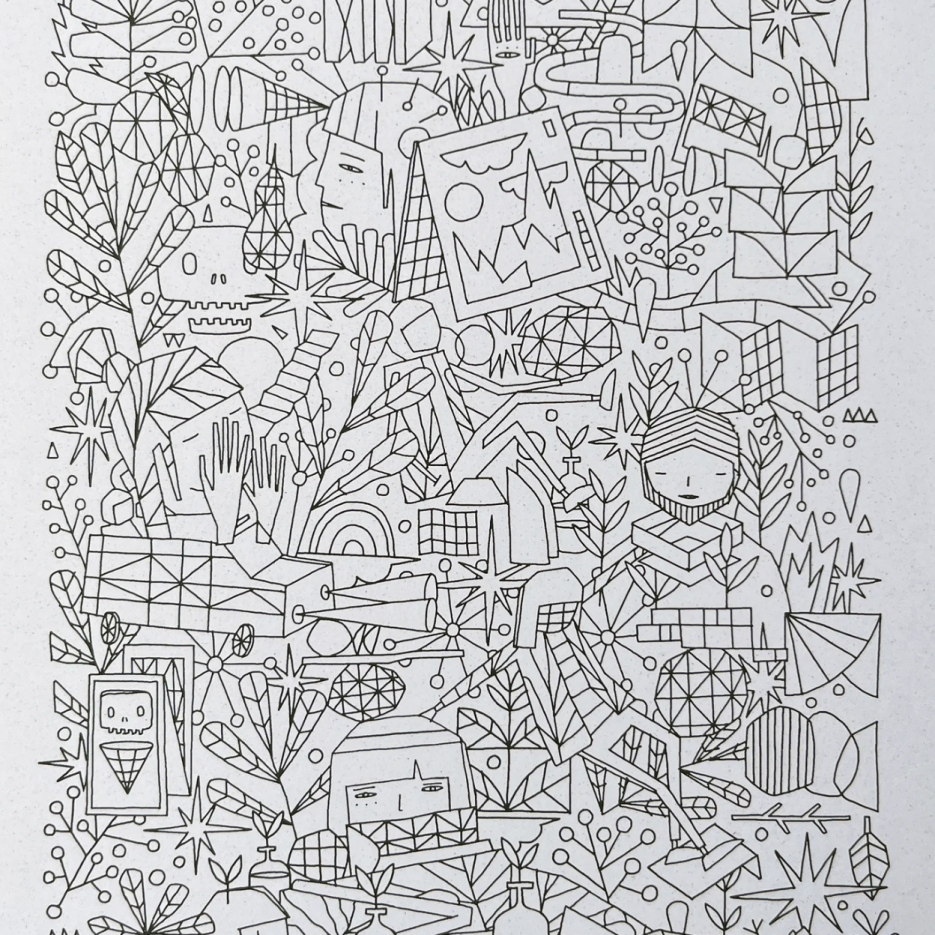 Image of I Feel Calm | Limited Edition Screen Print